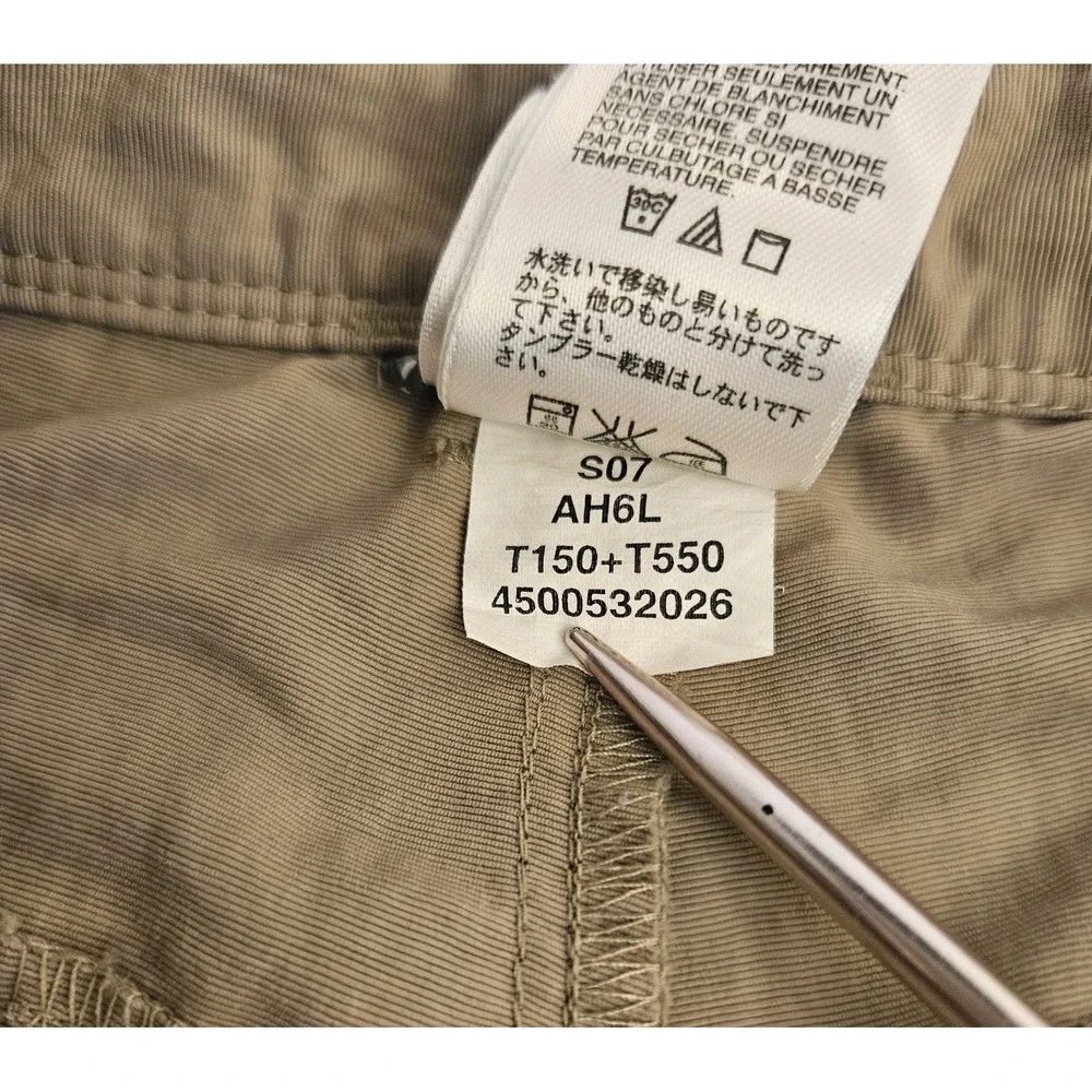VTG The North Face Horizon Hiking Shorts Men's‎ 32 Tan Canvas Quick Dry S07 AH6L